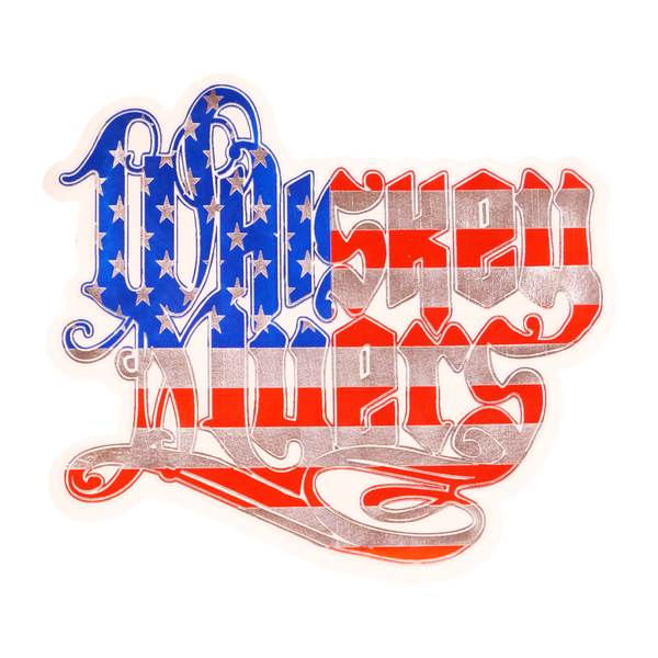American Flag Logo Decal
