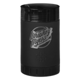 Black cylindrical container with ’Whiskey Myers’ logo printed on it.