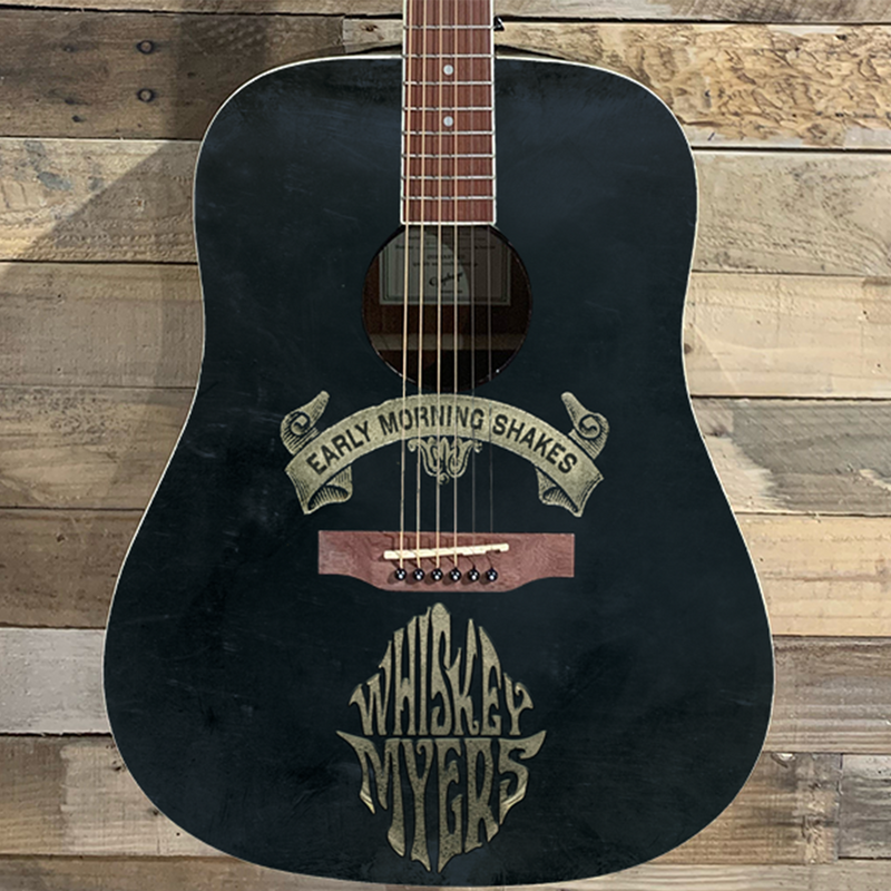 Early Morning Shakes Branded Acoustic Guitar