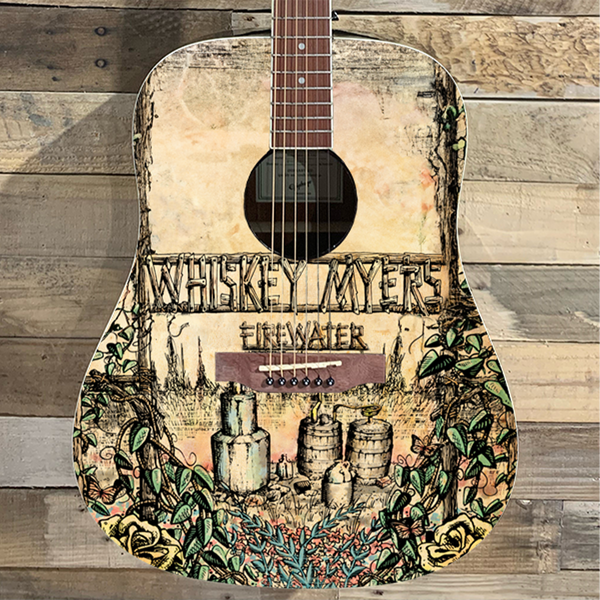 Firewater Branded Acoustic Guitar