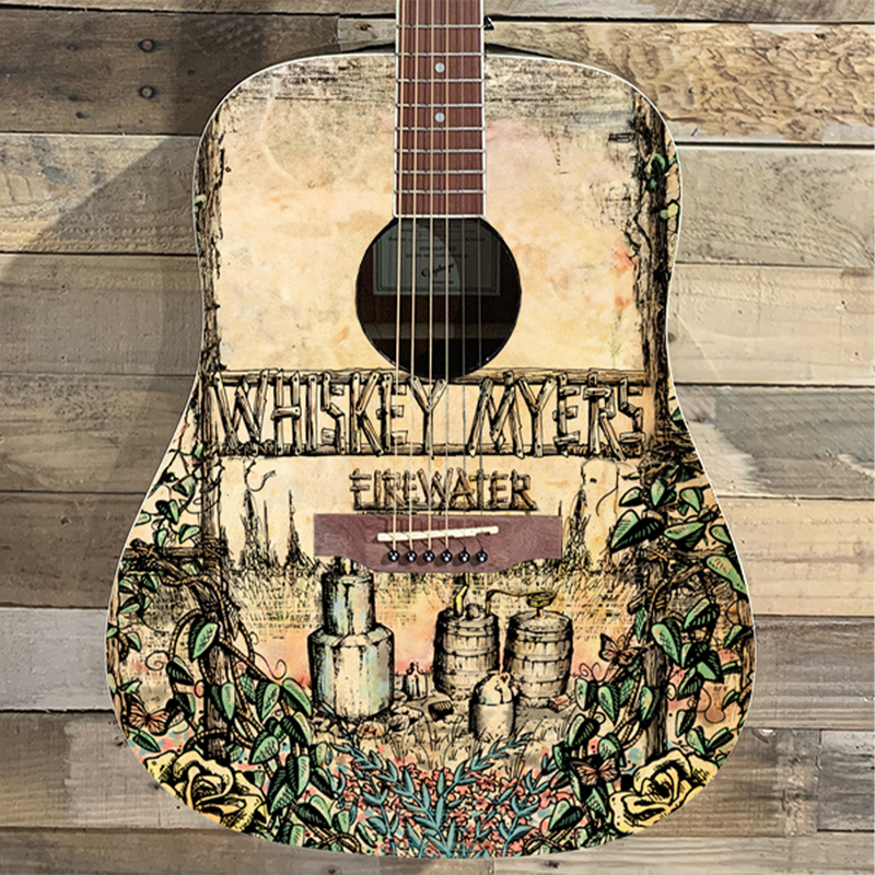 Firewater Branded Acoustic Guitar