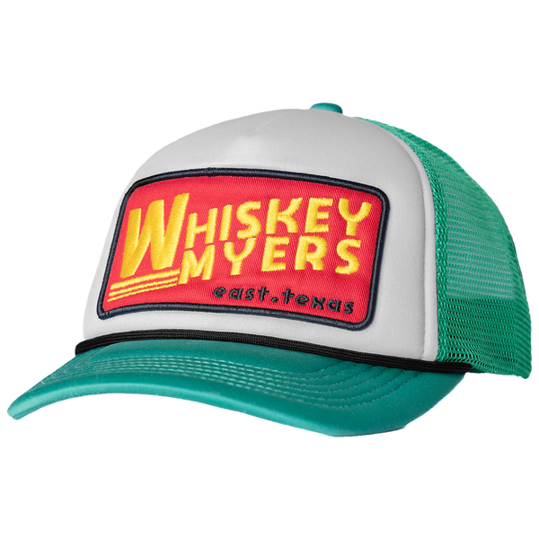 Green Wavy Trucker Hat