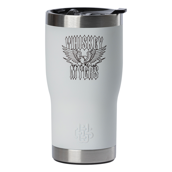White WYLD Eagle Logo Tumbler – Whiskey Myers Official Merchandise
