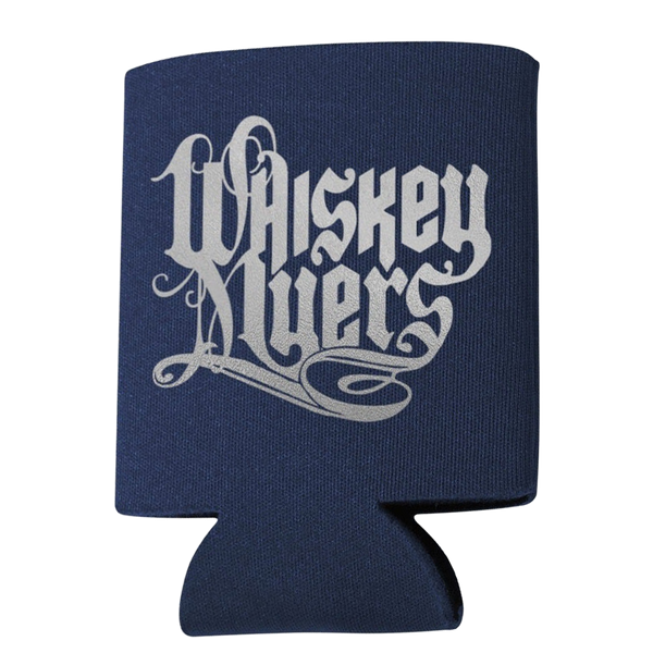 Metallic Logo Can Cooler - Blue